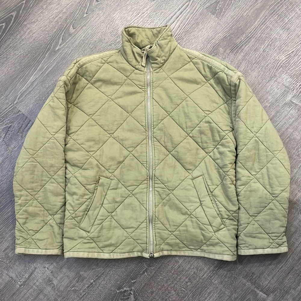GAP Women’s Quilted Jacket - Olive Green